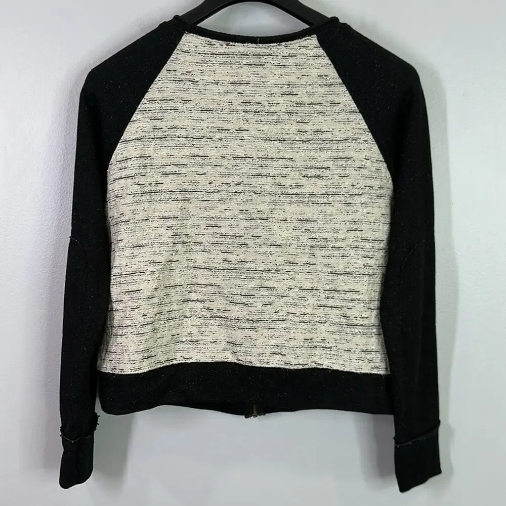 Anthropologie Dolan textured full zip lightweight jacket size medium